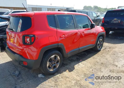2016 Jeep Renegade Sport из США, поврежденный, VIN ZACCJAAT2GPD42207